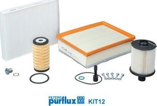 Purflux KIT12 - Комплект фильтра avtokuzovplus.com.ua