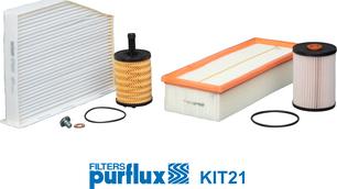 Purflux KIT21 - Комплект фільтра autocars.com.ua