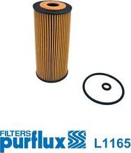 Purflux L1165 - Масляний фільтр autocars.com.ua