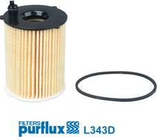 Purflux L343D - Масляный фильтр autodnr.net