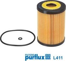 Purflux L411 - Масляный фильтр avtokuzovplus.com.ua