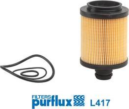Purflux L417 - Масляный фильтр avtokuzovplus.com.ua