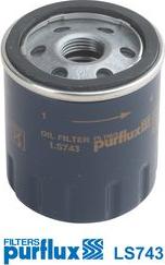 Purflux LS743 - Масляний фільтр autocars.com.ua