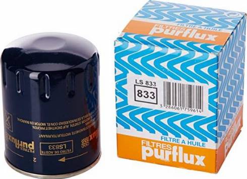 Purflux LS833 - Масляный фильтр autodnr.net