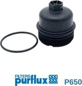 Purflux P650 - Кришка, корпус масляного фільтра autocars.com.ua