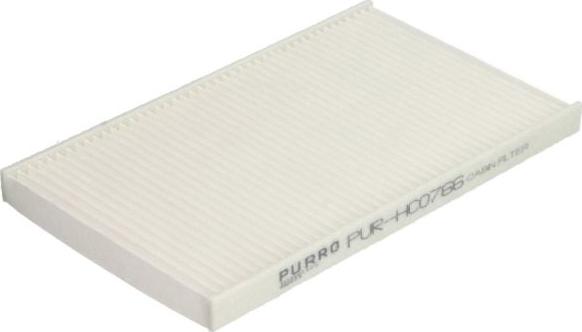 PURRO PUR-HC0766 - Фільтр, повітря у внутрішній простір autocars.com.ua