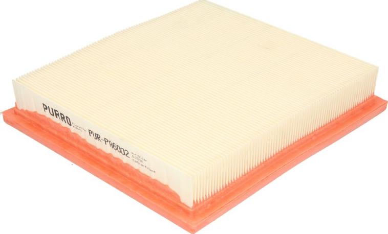 PURRO PUR-PA6002 - Повітряний фільтр autocars.com.ua
