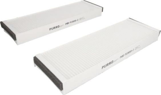 PURRO PUR-PC0018-2 - Фільтр, повітря у внутрішній простір autocars.com.ua