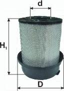 PZL Filters WA22770 - Повітряний фільтр autocars.com.ua