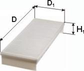 PZL Filters WA60480 - Фільтр, повітря у внутрішній простір autocars.com.ua