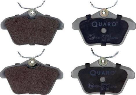 QUARO QP0162 - Тормозные колодки, дисковые, комплект autodnr.net