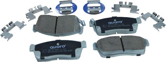 QUARO QP0729 - Тормозные колодки, дисковые, комплект avtokuzovplus.com.ua