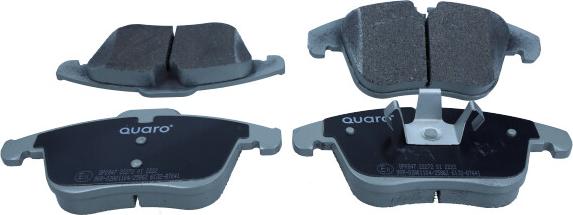 QUARO QP0847 - Тормозные колодки, дисковые, комплект autodnr.net