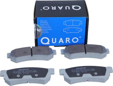 QUARO QP4186 - Тормозные колодки, дисковые, комплект avtokuzovplus.com.ua