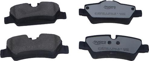 QUARO QP4538C - Гальмівні колодки, дискові гальма autocars.com.ua