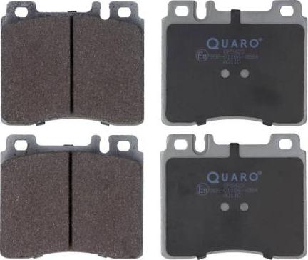 QUARO QP5423 - Тормозные колодки, дисковые, комплект avtokuzovplus.com.ua