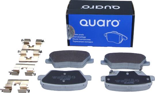 QUARO QP5557 - Тормозные колодки, дисковые, комплект avtokuzovplus.com.ua