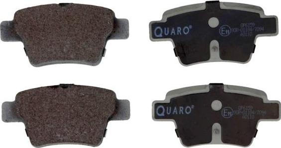 QUARO QP6159 - Тормозные колодки, дисковые, комплект autodnr.net