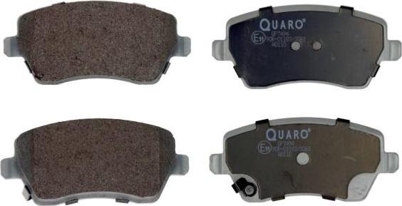 QUARO QP7494 - Тормозные колодки, дисковые, комплект autodnr.net