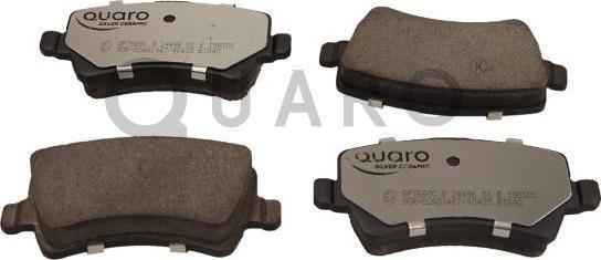 QUARO QP7660C - Тормозные колодки, дисковые, комплект autodnr.net