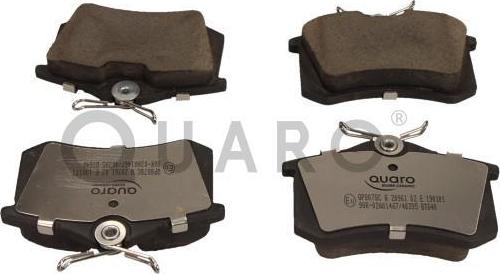 QUARO QP8078C - Тормозные колодки, дисковые, комплект avtokuzovplus.com.ua