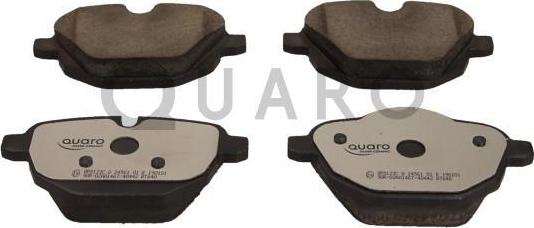 QUARO QP8123C - Тормозные колодки, дисковые, комплект avtokuzovplus.com.ua