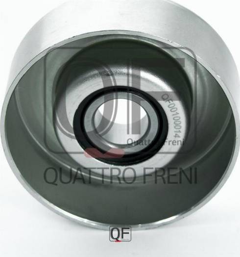 Quattro Freni QF00100014 - Направляющий ролик, поликлиновый ремень autodnr.net