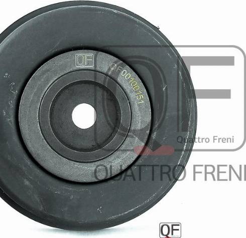 Quattro Freni QF00100151 - Направляющий ролик, поликлиновый ремень avtokuzovplus.com.ua