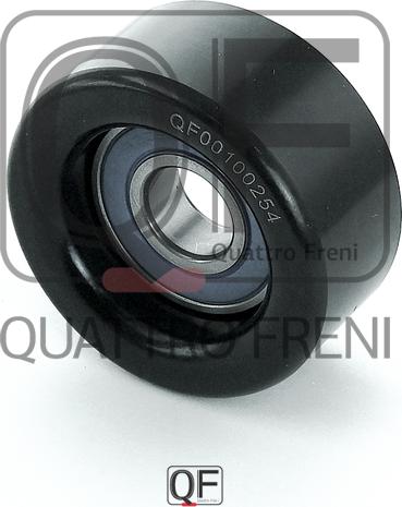 Quattro Freni qf00100254 - Направляющий ролик, поликлиновый ремень autodnr.net