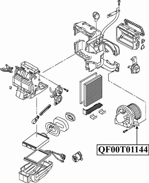 Quattro Freni QF00Q00052 - Вентилятор салона avtokuzovplus.com.ua