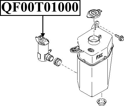Quattro Freni QF00T01000 - Водяной насос, система очистки окон autodnr.net