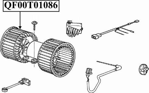 Quattro Freni QF00T01086 - Вентилятор салона avtokuzovplus.com.ua