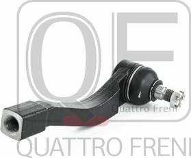 Quattro Freni QF00U00018 - Наконечник рульової тяги, кульовий шарнір autocars.com.ua