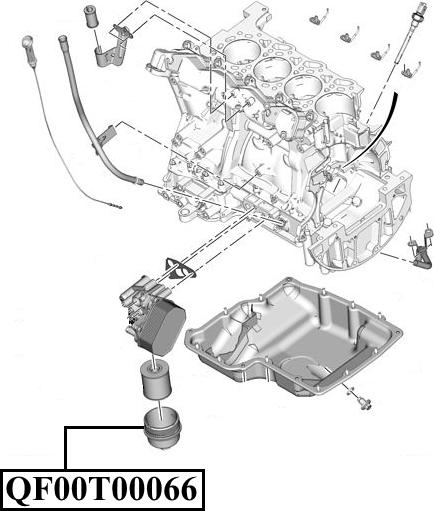 Quattro Freni QF14A00129 - Кришка, корпус масляного фільтра autocars.com.ua
