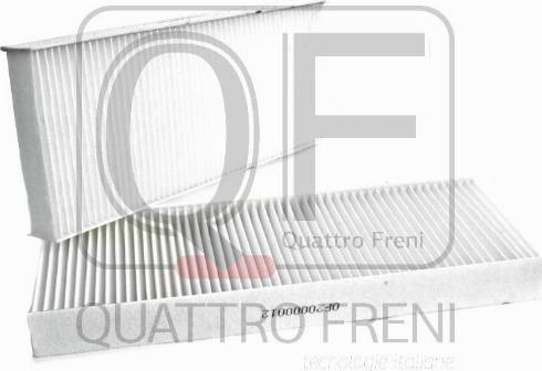 Quattro Freni QF20Q00012 - Фільтр, повітря у внутрішній простір autocars.com.ua