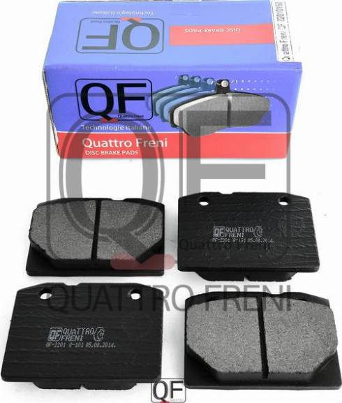 Quattro Freni QF22010160 - Тормозные колодки, дисковые, комплект autodnr.net