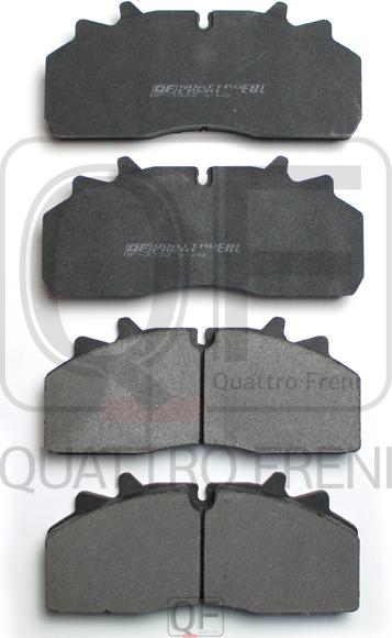 Quattro Freni QF221250 - Гальмівні колодки, дискові гальма autocars.com.ua