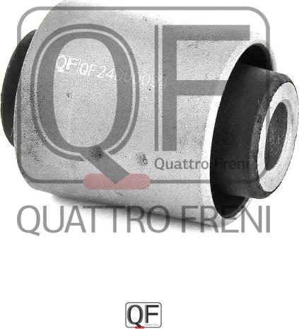 Quattro Freni QF24D00034 - Сайлентблок, важеля підвіски колеса autocars.com.ua