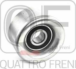 Quattro Freni QF33A00072 - Паразитний / провідний ролик, поліклиновий ремінь autocars.com.ua
