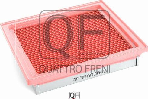 Quattro Freni QF36A00049 - Воздушный фильтр autodnr.net