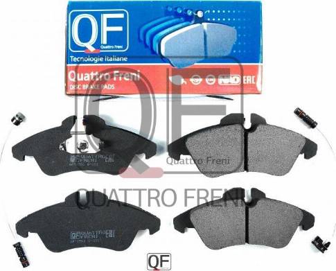 Quattro Freni QF500121 - Гальмівні колодки, дискові гальма autocars.com.ua