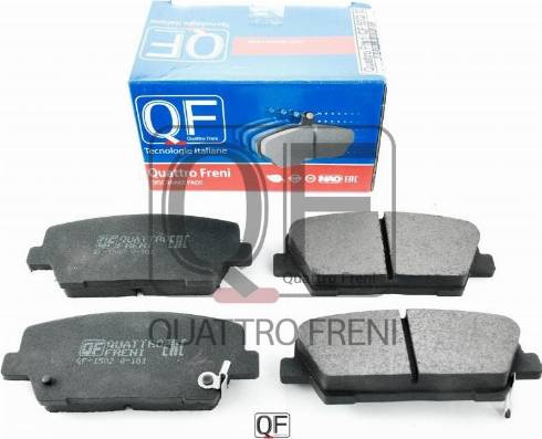 Quattro Freni QF500202 - Тормозные колодки, дисковые, комплект autodnr.net