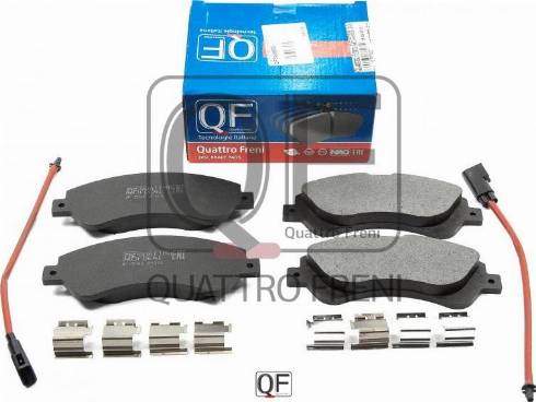 Quattro Freni QF500850 - Тормозные колодки, дисковые, комплект autodnr.net