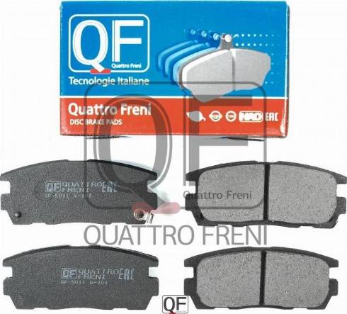 Quattro Freni QF501102 - Тормозные колодки, дисковые, комплект avtokuzovplus.com.ua