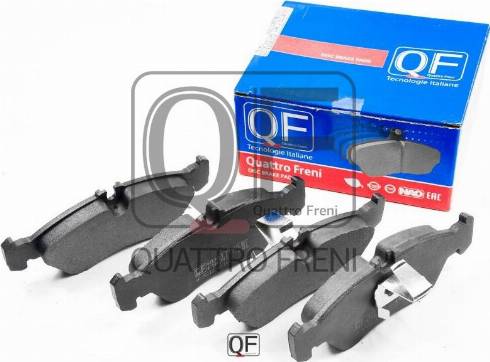 Quattro Freni QF501200 - Гальмівні колодки, дискові гальма autocars.com.ua