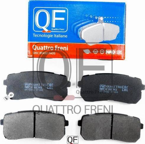 Quattro Freni QF503202 - Тормозные колодки, дисковые, комплект autodnr.net