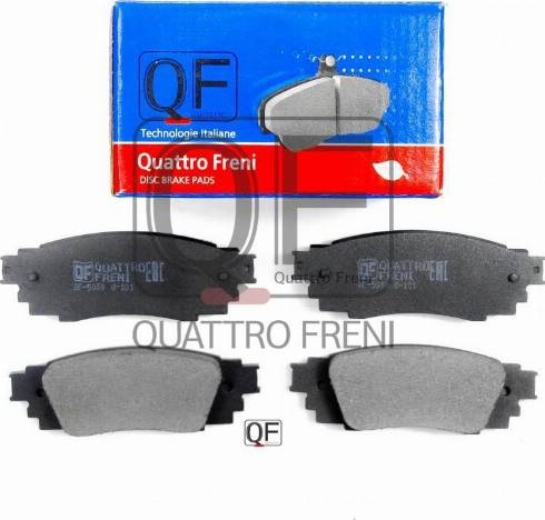 Quattro Freni QF503900 - Гальмівні колодки, дискові гальма autocars.com.ua