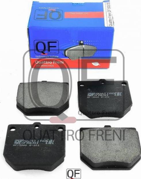 Quattro Freni QF50800 - Тормозные колодки, дисковые, комплект autodnr.net