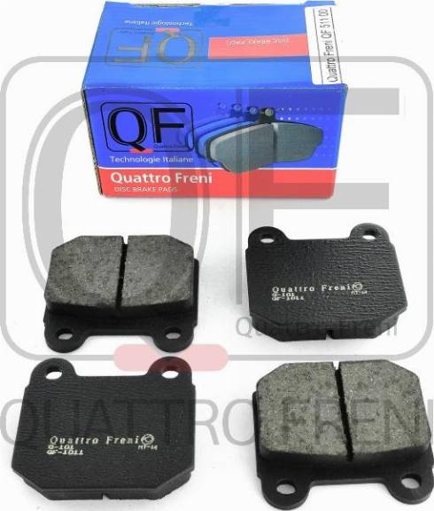 Quattro Freni QF51100 - Гальмівні колодки, дискові гальма autocars.com.ua