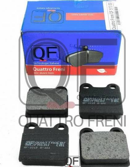 Quattro Freni QF51300 - Тормозные колодки, дисковые, комплект avtokuzovplus.com.ua